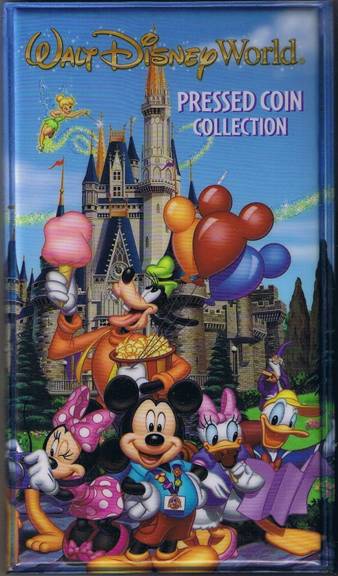 Disneyland Resort Walt Disney penny coin PRESSED COLLECTION CASE book NEW  2022